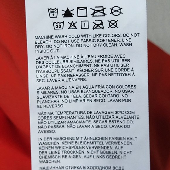 NWT New Balance STAUD Performance CROP‎ TOP Large Red Pink Color Block Fitness - Picture 9 of 15